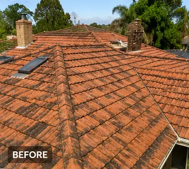 Roof 2 before
